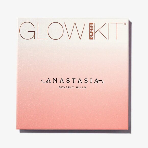 ANASTASIA Beverly Hills Sugar Glow Highlighter Kit / Metallic Vegan Pink / NEW - Picture 1 of 3
